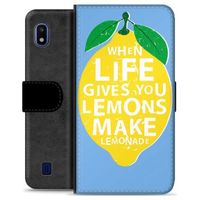 Samsung Galaxy A10 Premium Wallet Hoesje - Citroenen