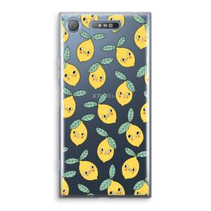 Citroenen: Sony Xperia XZ1 Transparant Hoesje