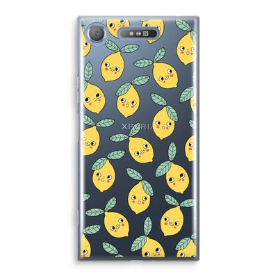 Citroenen: Sony Xperia XZ1 Transparant Hoesje