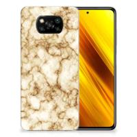 Xiaomi Poco X3 | Poco X3 Pro | TPU | Siliconen hoesje | Marmer Goud