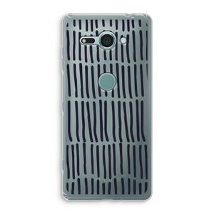 Moroccan stripes: Sony Xperia XZ2 Compact Transparant Hoesje
