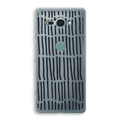 Moroccan stripes: Sony Xperia XZ2 Compact Transparant Hoesje