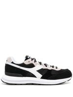 Diadora baskets à design à empiècements - Noir