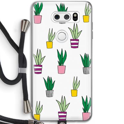 Sanseveria: LG V30 Transparant Hoesje met koord