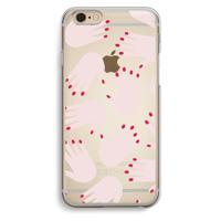 Hands pink: iPhone 6 / 6S Transparant Hoesje