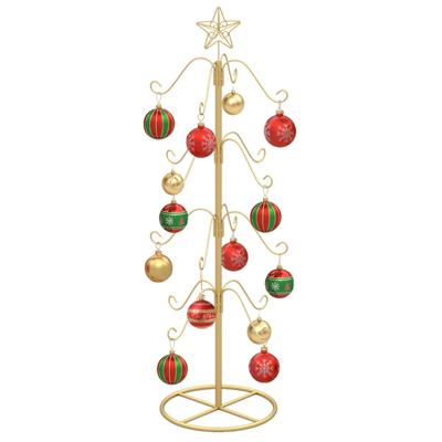 Kerstsokhouder Displayboom met 16 Haken en Sterpunt Ornamentophangrek Metalen Standaard voor Kerstversiering Kerststandaard Sokhouder Kerstsokhouder Displayboom met 16 Haken en Sterpunt Ornamentophangrek Metalen Standaard voor Kerstversiering Kerststandaard Sokhouder
