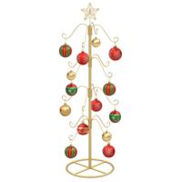 Kerstsokhouder Displayboom met 16 Haken en Sterpunt Ornamentophangrek Metalen Standaard voor Kerstversiering Kerststandaard Sokhouder