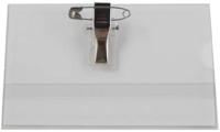 Badge met combiklem, ft 58 x 90 mm, doos van 100 stuks, inclusief etiketten