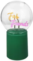 Kersten ornament glas fab friends 12x21cm groen, transparant