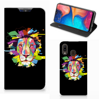 Samsung Galaxy A30 Magnet Case Lion Color - thumbnail