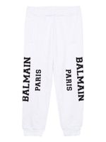 Balmain Kids pantalon de jogging à logo imprimé - Blanc - thumbnail