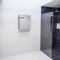 Spiegelkast Vico Cube | 60x70 cm | 1 Deur | Zonder verlichting | Groen mat