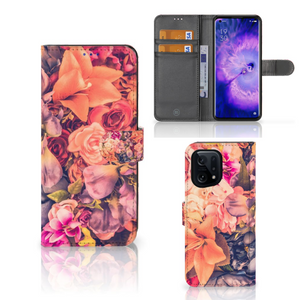 OPPO Find X5 Hoesje Bosje Bloemen