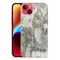iPhone 14 Plus | TPU | Siliconen hoesje | Beton Print