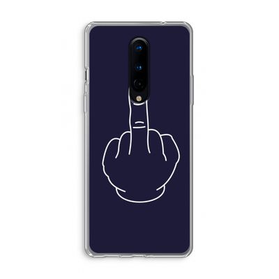 F**k U: OnePlus 8 Transparant Hoesje
