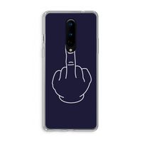 F**k U: OnePlus 8 Transparant Hoesje