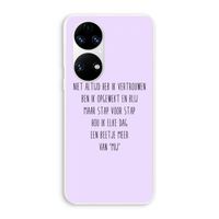 Zelfvertrouwen: Huawei P50 Transparant Hoesje