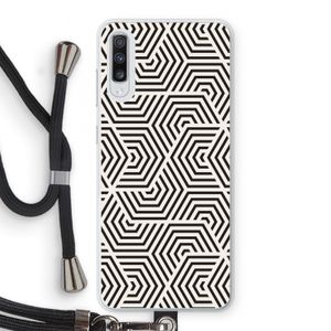 Magic pattern: Samsung Galaxy A70 Transparant Hoesje met koord