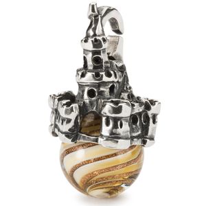 Trollbeads TAGPE-00081 Hanger Zandkasteel zilver-muranoglas