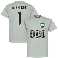 Brazilië A. Becker Keeper Team T-Shirt