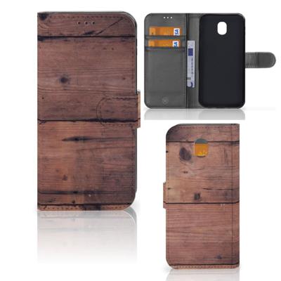Samsung Galaxy J5 2017 | Book Style Case | Old Wood
