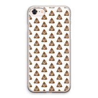 Poop emoji: iPhone 8 Transparant Hoesje