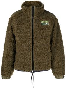 Moncler Grenoble veste en polaire à design matelassé - Vert