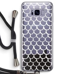 Dakpannetjes: Samsung Galaxy S8 Transparant Hoesje met koord