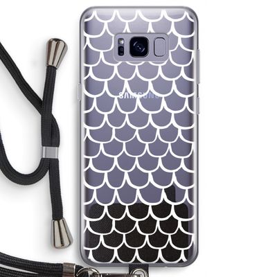 Dakpannetjes: Samsung Galaxy S8 Transparant Hoesje met koord