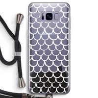 Dakpannetjes: Samsung Galaxy S8 Transparant Hoesje met koord