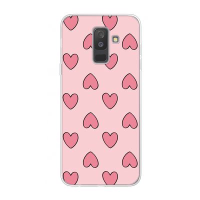 Ondersteboven verliefd: Samsung Galaxy A6 Plus (2018) Transparant Hoesje