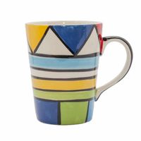 Koffie- of Theemok Keramiek Modern Multicolor (Model 2) - thumbnail