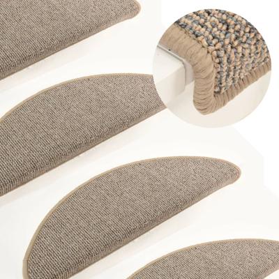 Trapmatten 15 st 65x21x4 cm Bruin Halfrond Groot
