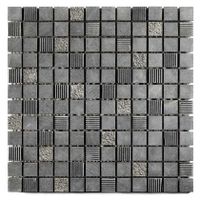 Natural Touch Bluestone mozaiek 23x23 mm antraciet mat