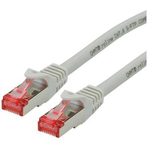 ROLINE patchkabel Cat.6 S/FTP (PiMF), componentniveau, LSOH, grijs, 1 m