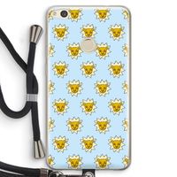 Leeuwenkoppen: Huawei Ascend P8 Lite (2017) Transparant Hoesje met koord