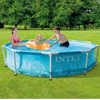 Intex 28206np beachside metal frame zwembad 305x76 cm zonder filterpomp - thumbnail