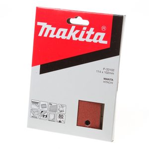 Makita Schuurvel 114 x 102 mm red velcro