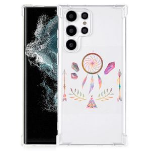 Samsung Galaxy S22 Ultra Stevig Bumper Hoesje Boho Dreamcatcher