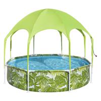 Bestway my first frame zwembad splash-in-shade play rond met uv zonnescherm, 244cm
