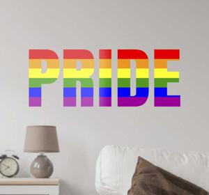 Muursticker regenboog PRIDE