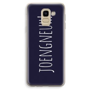 Joengneuh!: Samsung Galaxy J6 (2018) Transparant Hoesje
