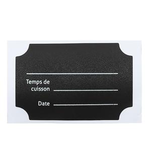 Krijtbord etiketten/stickers - 24x stuks - rechthoekig - herschrijfbaar - Keuken labels