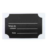 Krijtbord etiketten/stickers - 24x stuks - rechthoekig - herschrijfbaar - Keuken labels