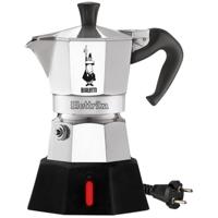 Bialetti New Moka Elettrika Espressomachine Zwart, Zilver