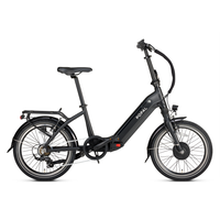 Popal - e-bike - e-folt tourer - zwart - aluminium - zwart - thumbnail