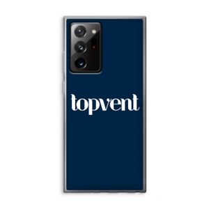 Topvent Navy: Samsung Galaxy Note 20 Ultra / Note 20 Ultra 5G Transparant Hoesje