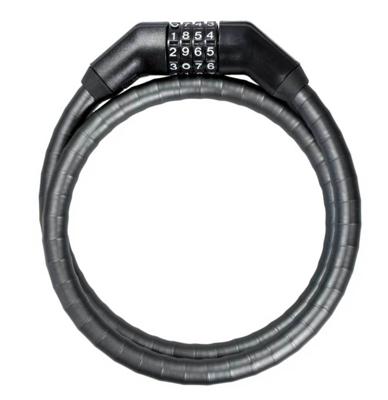 Trelock pk pantserkabelslot code 260/100/15mm zwart