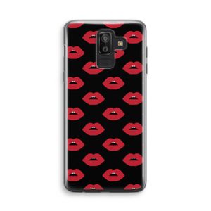 Lips: Samsung Galaxy J8 (2018) Transparant Hoesje