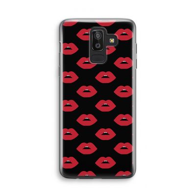 Lips: Samsung Galaxy J8 (2018) Transparant Hoesje